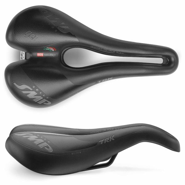 TRK Medium Gel -Wide and well-padded comfort saddle for trekking and city  bikes | Selle SMP