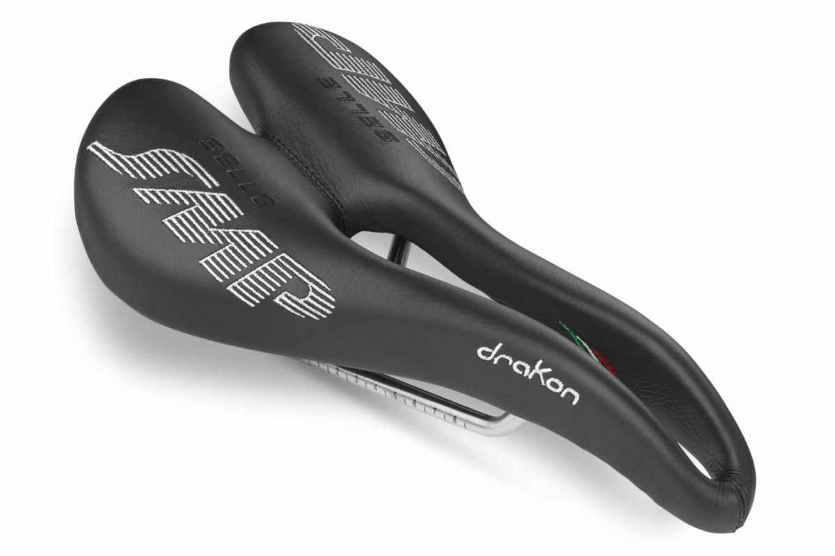 DRAKON - Padded saddle for road and Mountain Bike. Suitable for